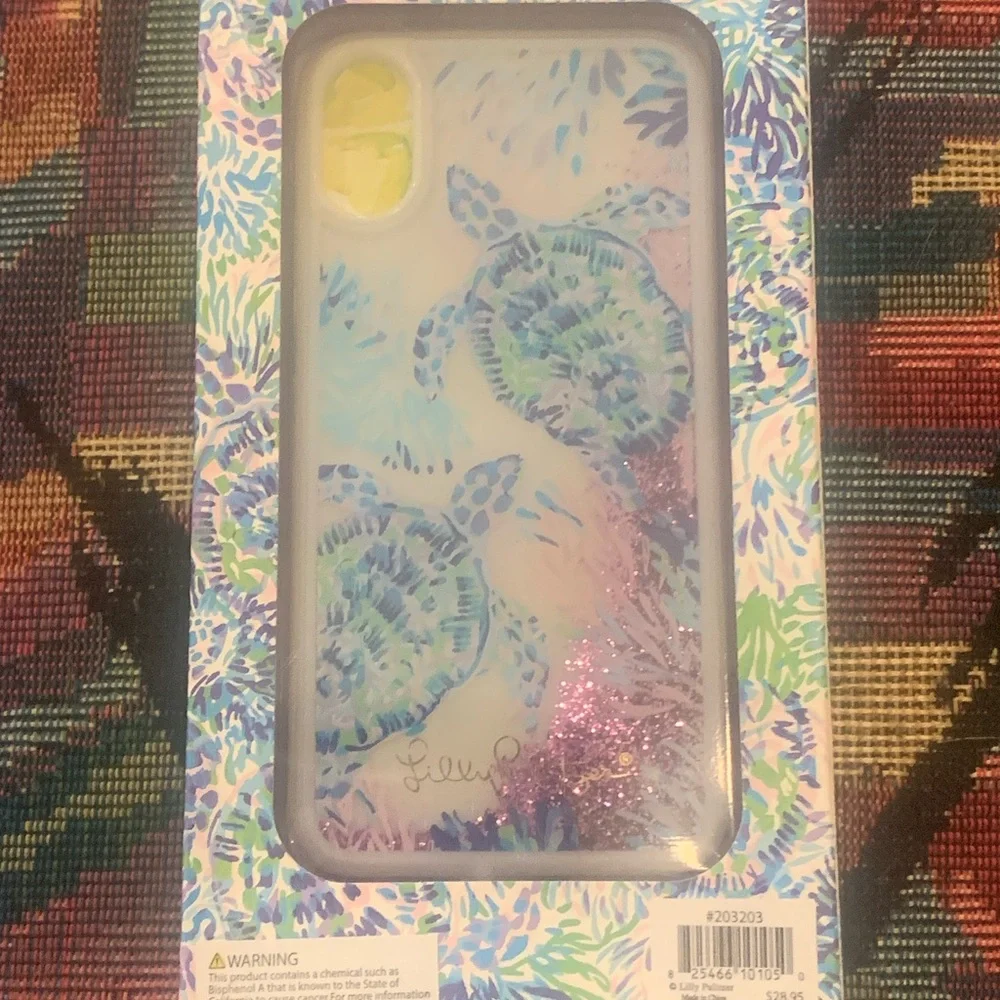 NIB Lily Pulitzer Glitter iPhone Case (NWT)